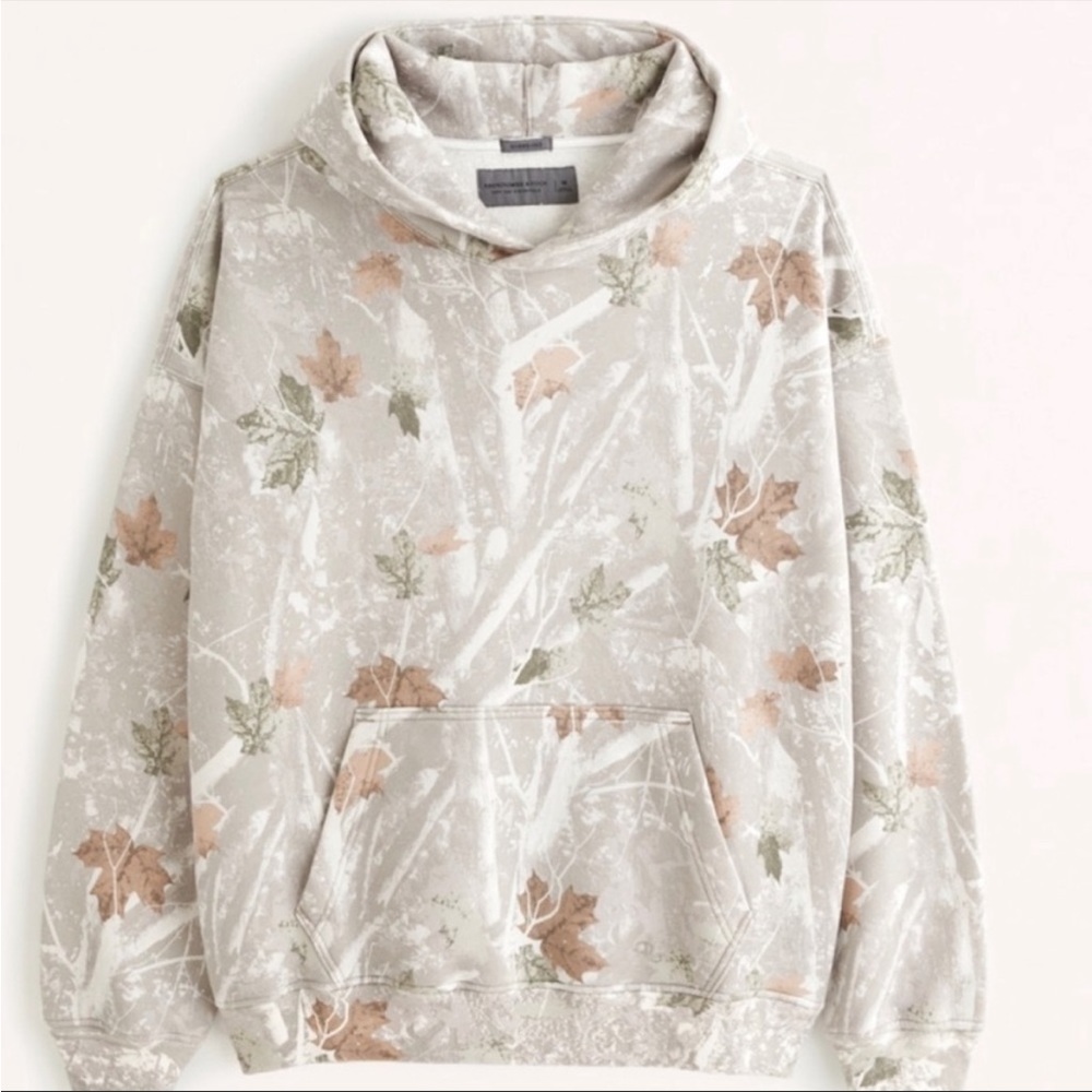 Viral Abercrombie Camo Popover Hoodie